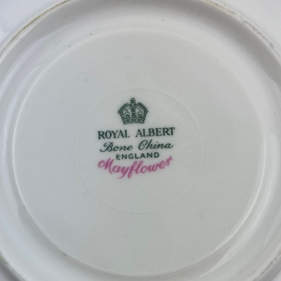 Royal Albert Mayflower Teacup and Saucer Set Bone China - Picture 2 of 10